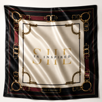 Load image into Gallery viewer, THE SIGNATURE | SHE IS INSPIRED™ Signature Silk Scarf
