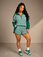 Load image into Gallery viewer, The Emerald Stripe Set
