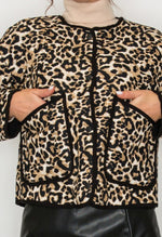Load image into Gallery viewer, “The Wild” Quilted Crop Jacket
