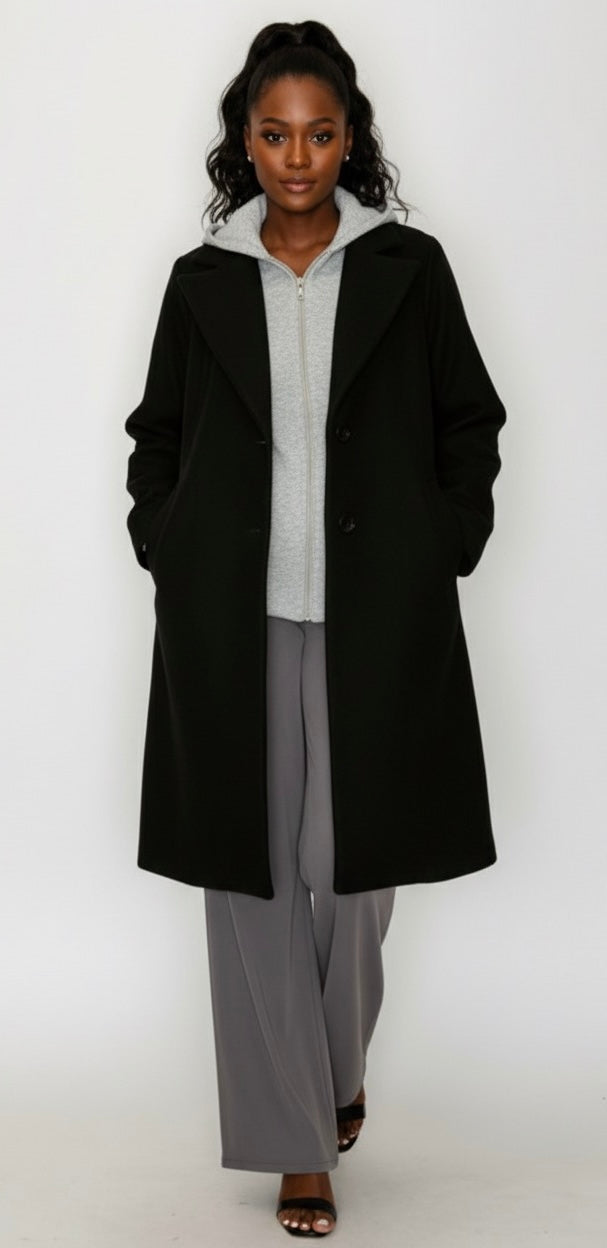 “The Metro” Hooded Trench