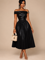 Load image into Gallery viewer, The Legacy Pleated Midi Skirt
