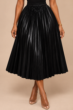 Load image into Gallery viewer, The Legacy Pleated Midi Skirt
