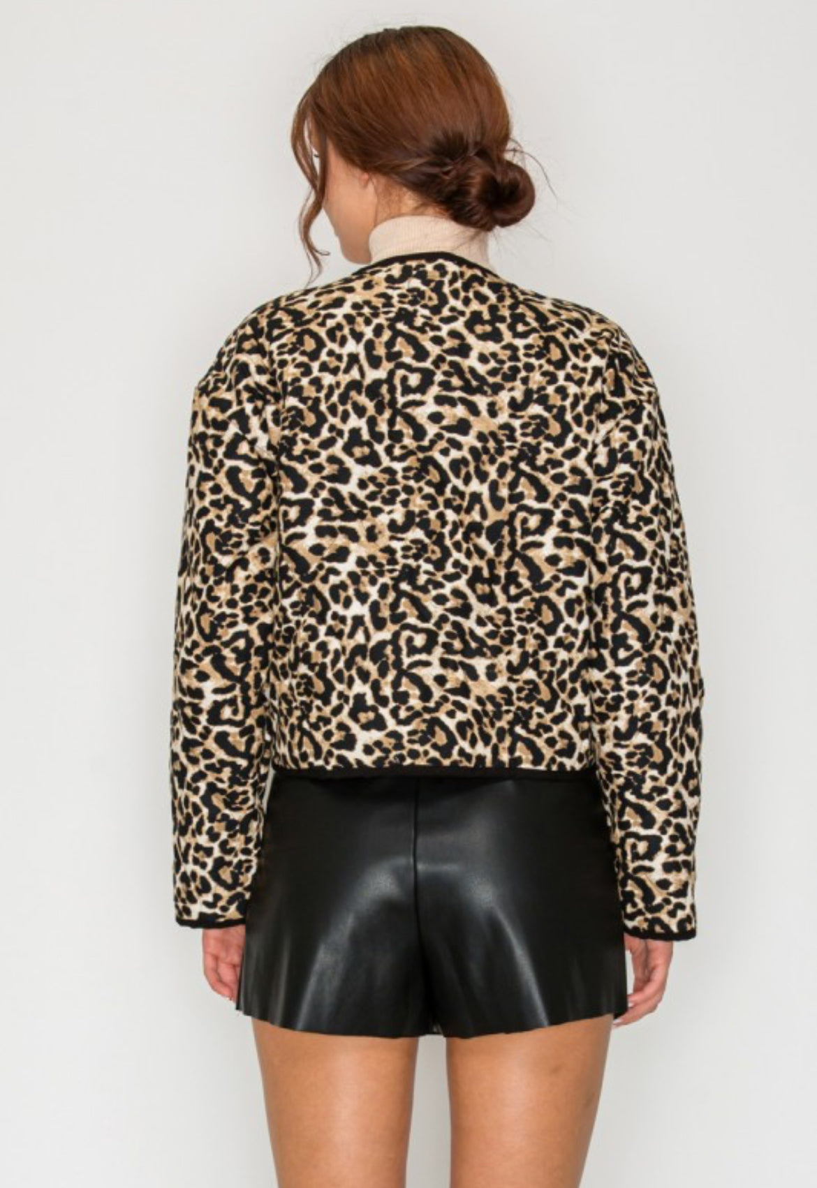 “The Wild” Quilted Crop Jacket