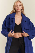 Load image into Gallery viewer, &quot;THE COBALT&quot; TRENCH COAT

