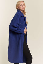 Load image into Gallery viewer, &quot;THE COBALT&quot; TRENCH COAT
