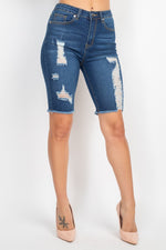 Load image into Gallery viewer, Denim Bermuda Shorts
