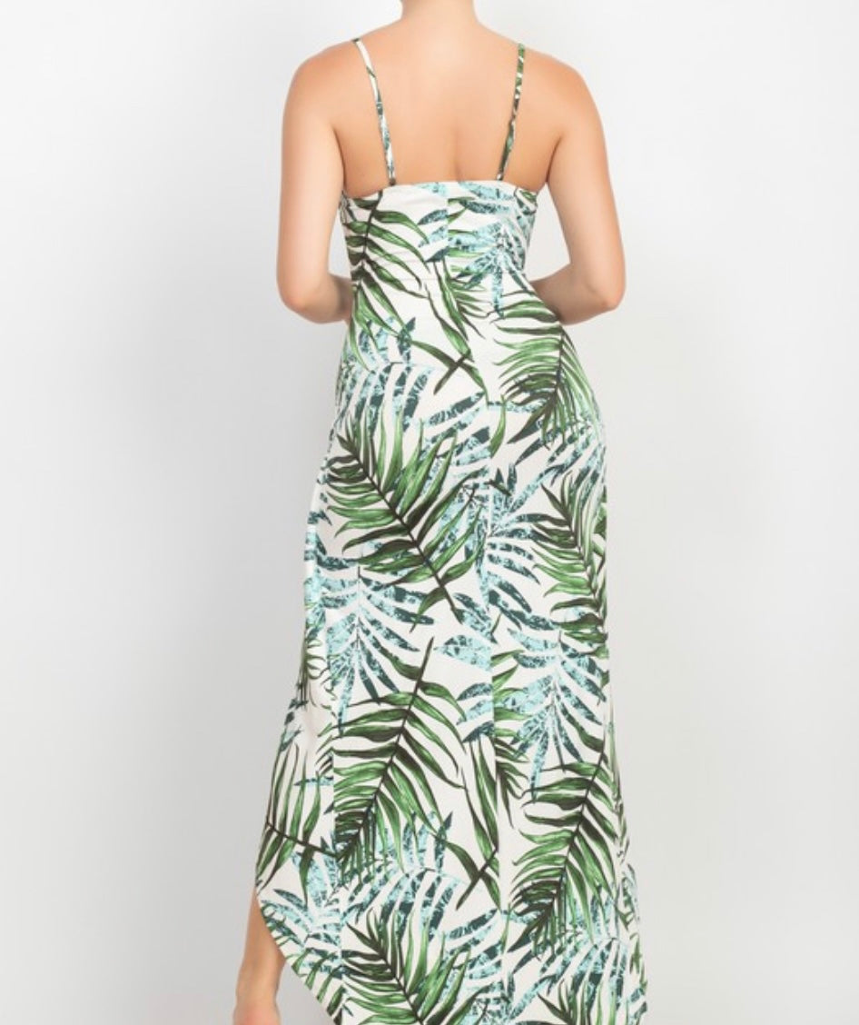 BEACH FRONT TWISTED MAXI DRESS