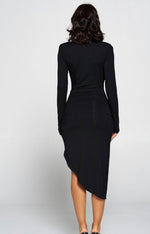 Load image into Gallery viewer, &quot;FRENCH SPLIT&quot; BODYCON DRESS
