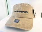 Load image into Gallery viewer, &quot; SHE IS INSPIRED&quot; Dad Hat
